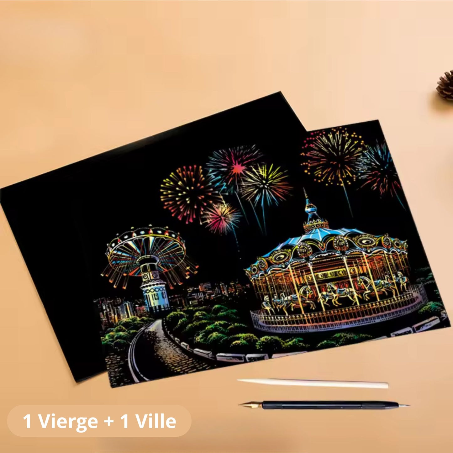 Kit Tableau à Gratter Mystiku