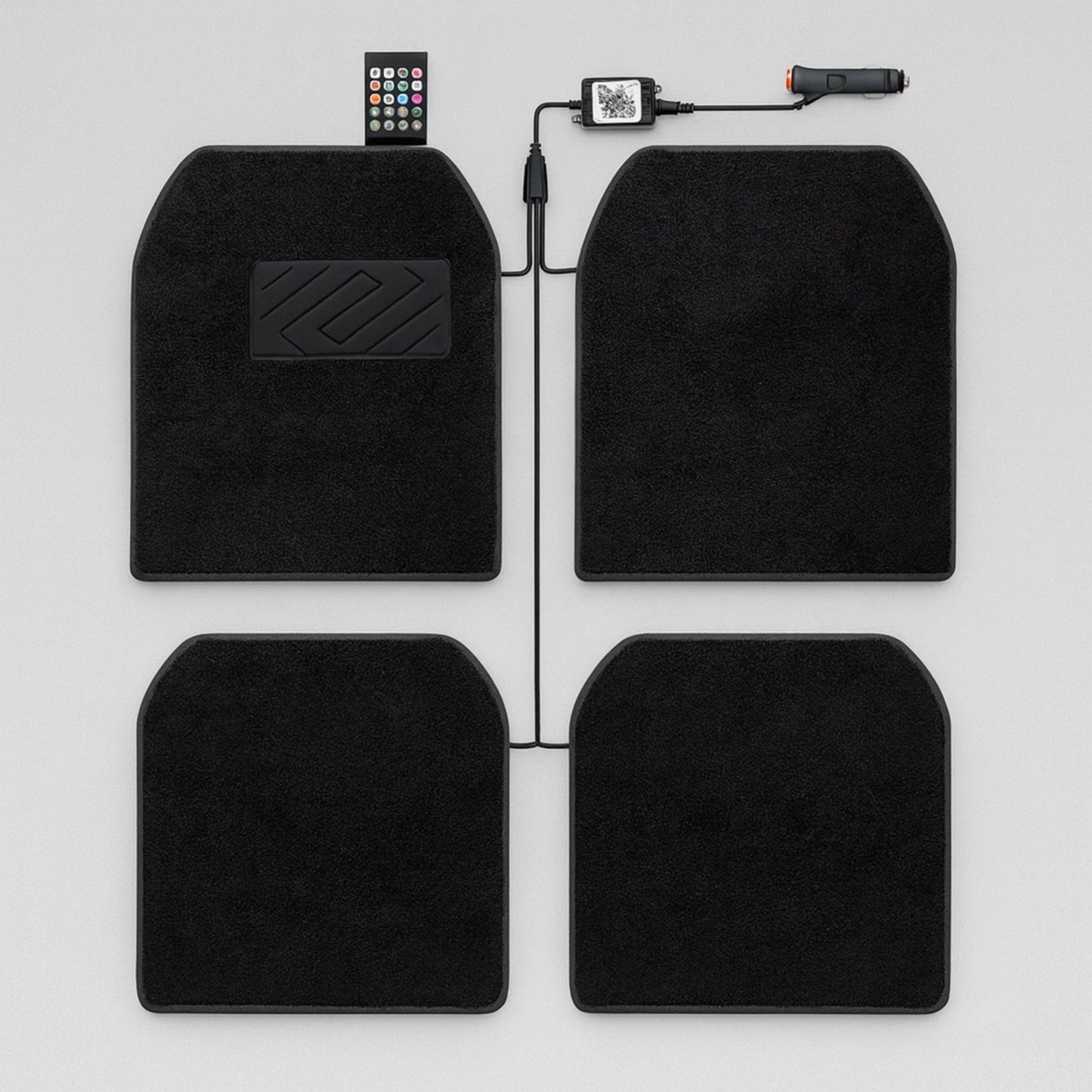 Lot de 4 Tapis Voiture Étoilé